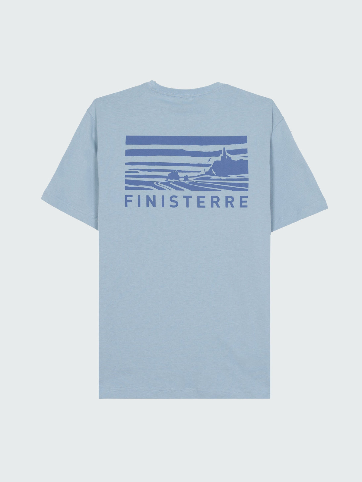 Men Organic Cotton T-Shirt in Blue - Cape
