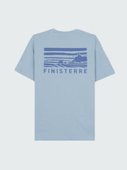 Men Organic Cotton T-Shirt in Blue - Cape