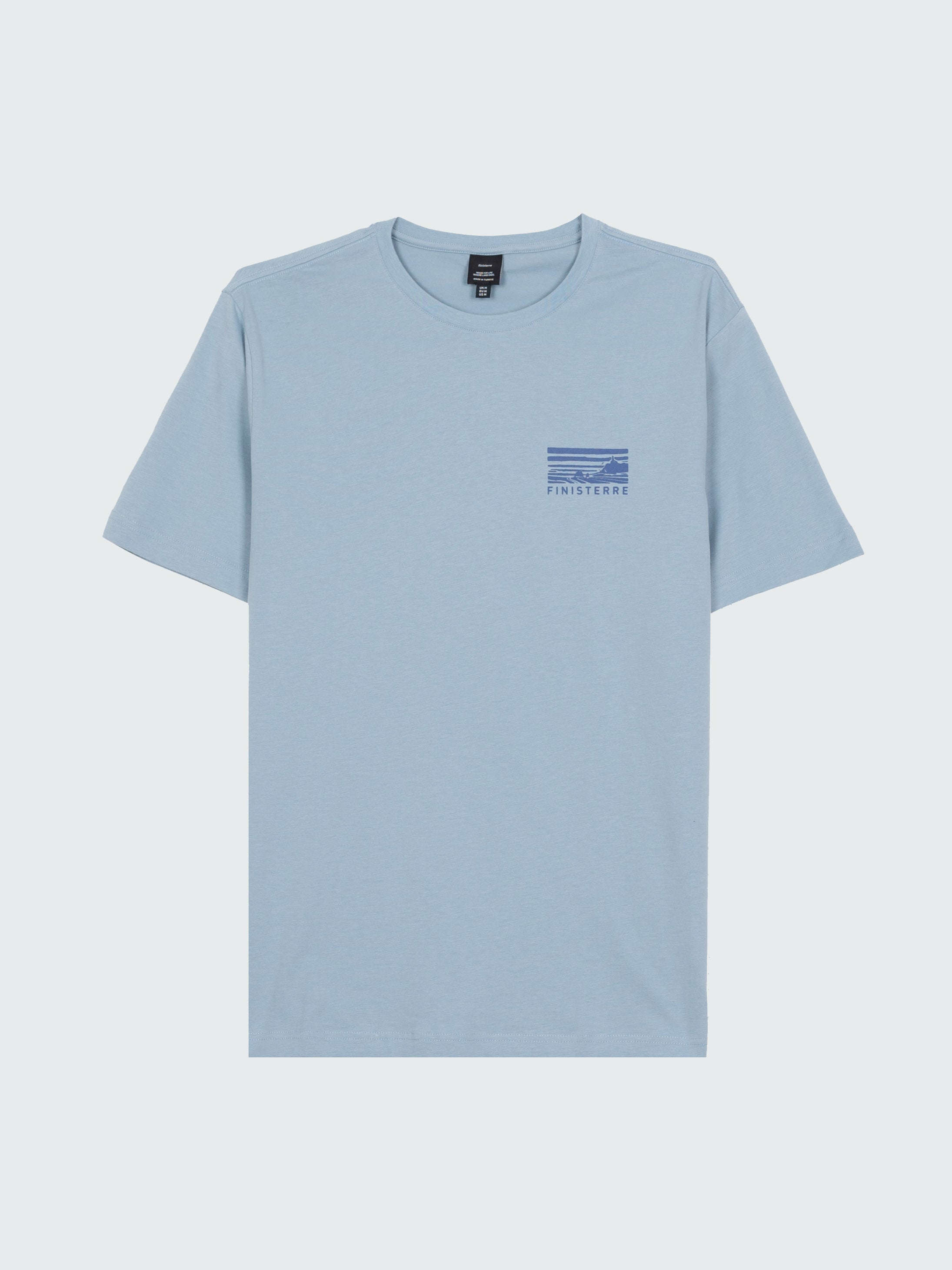 Men Organic Cotton T-Shirt in Blue - Cape