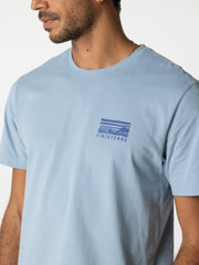 Men Organic Cotton T-Shirt in Blue - Cape