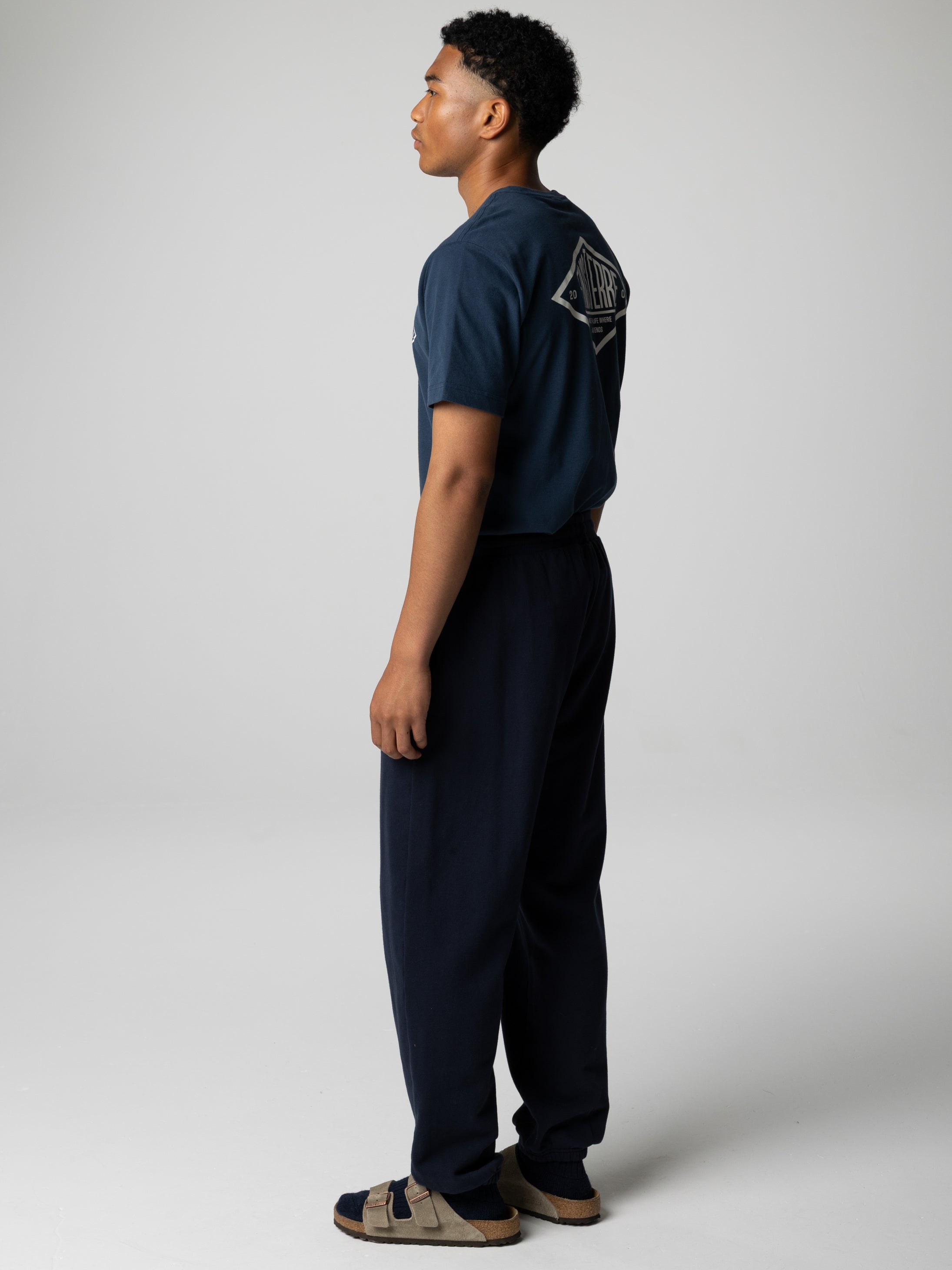 Men Organic Cotton Jogger in Navy - Coho
