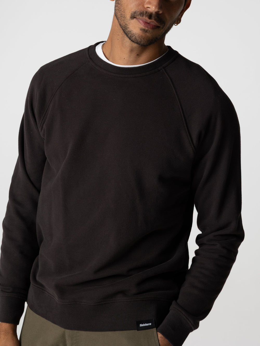 Men Organic Cotton Sweatshirt in Brown - Coho