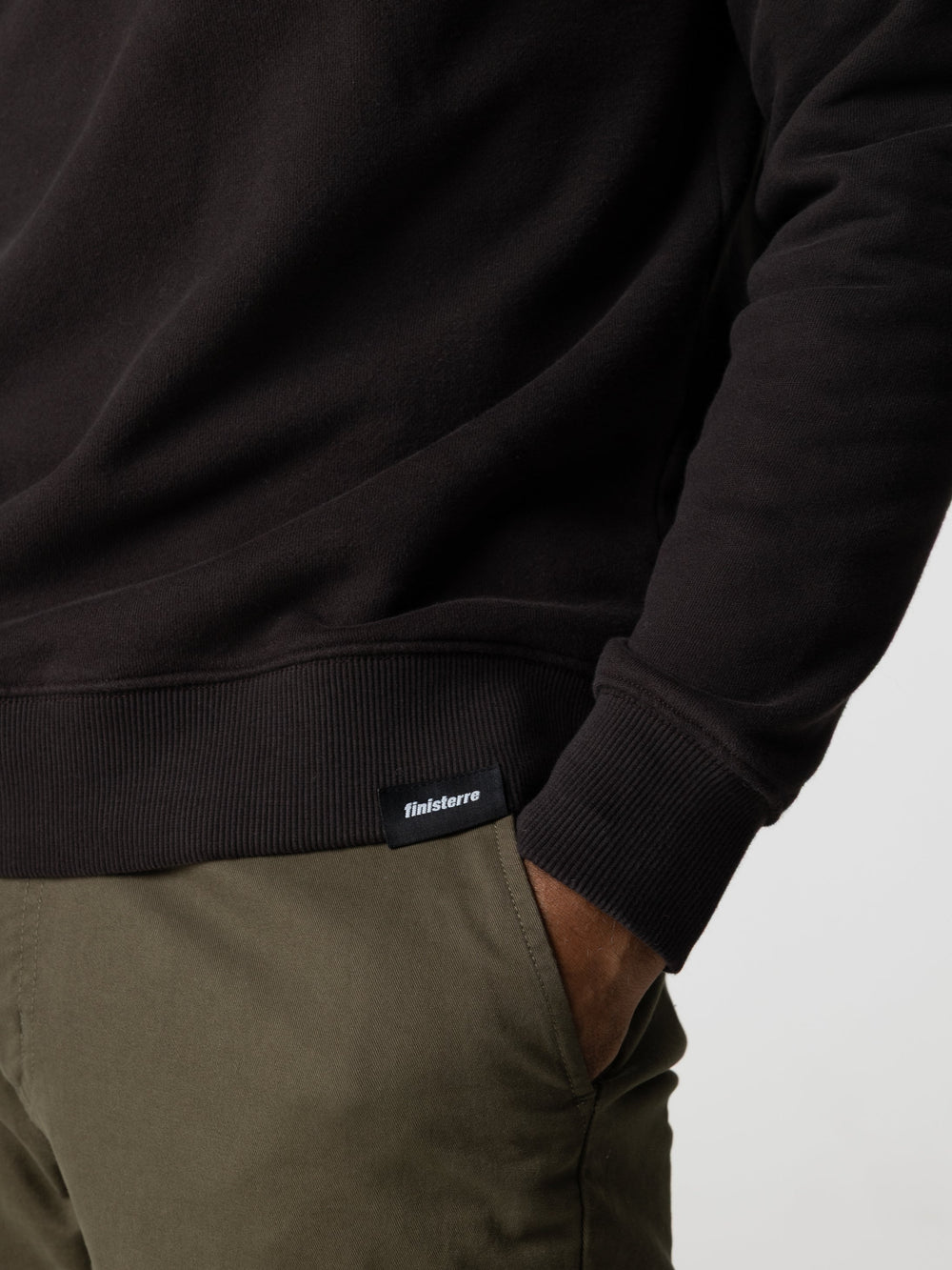 Men Organic Cotton Sweatshirt in Brown - Coho
