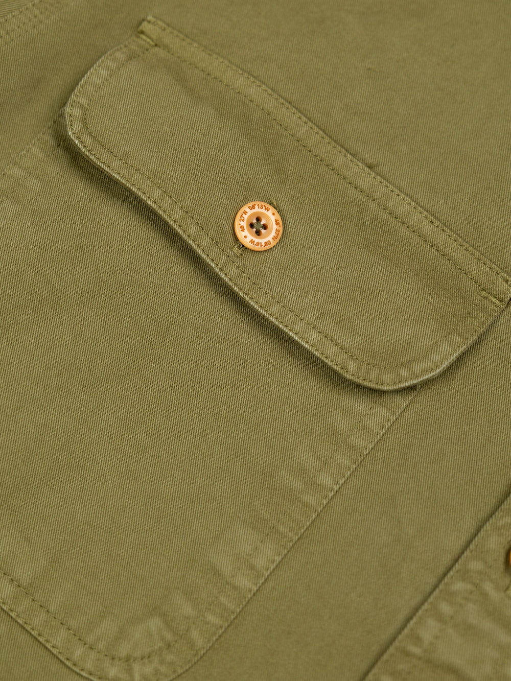 Men Organic Cotton Shirt in Seagrass - Eddystone