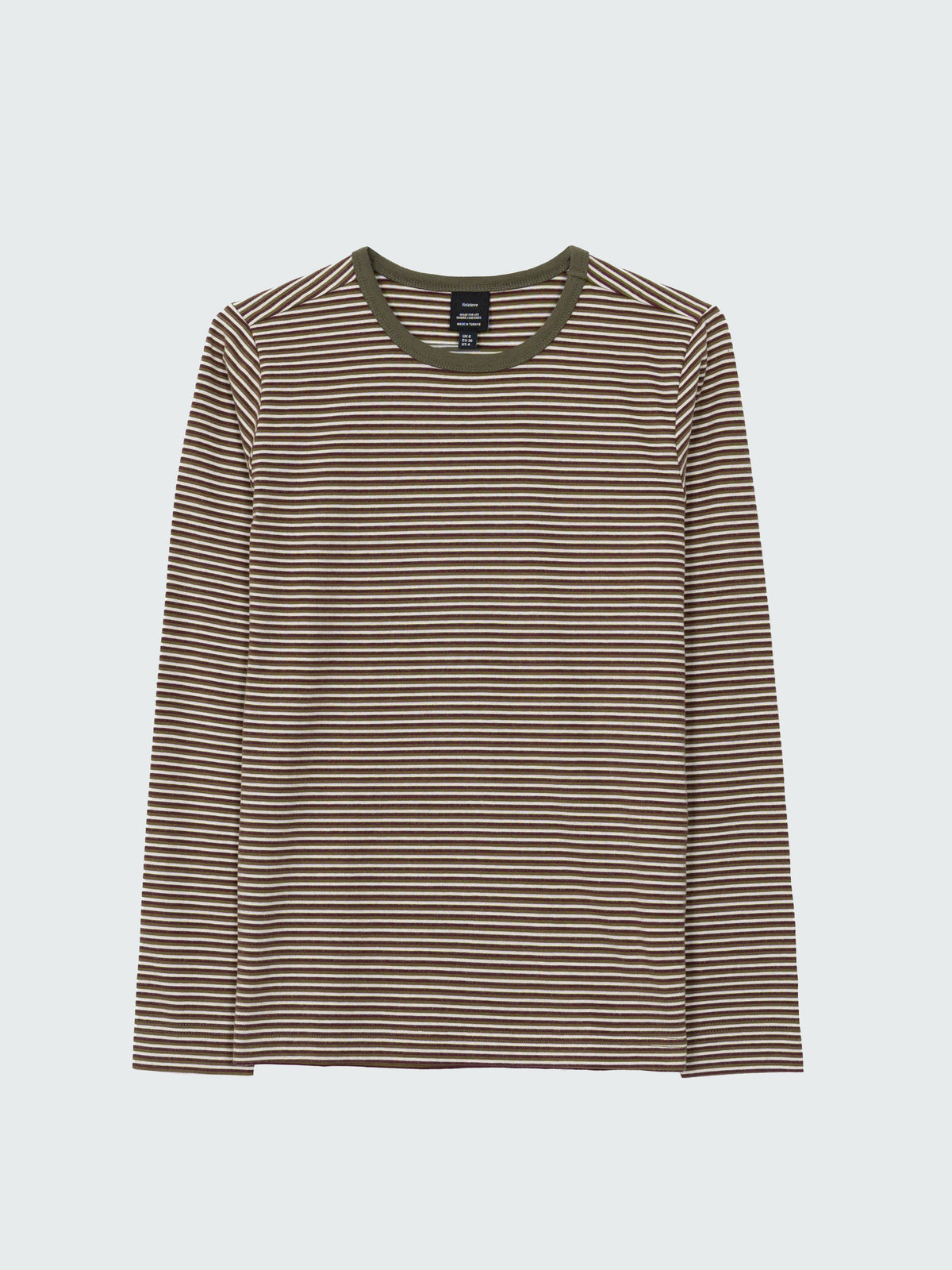Women Eldon Long Sleeve T-Shirt in Plum/Ecru