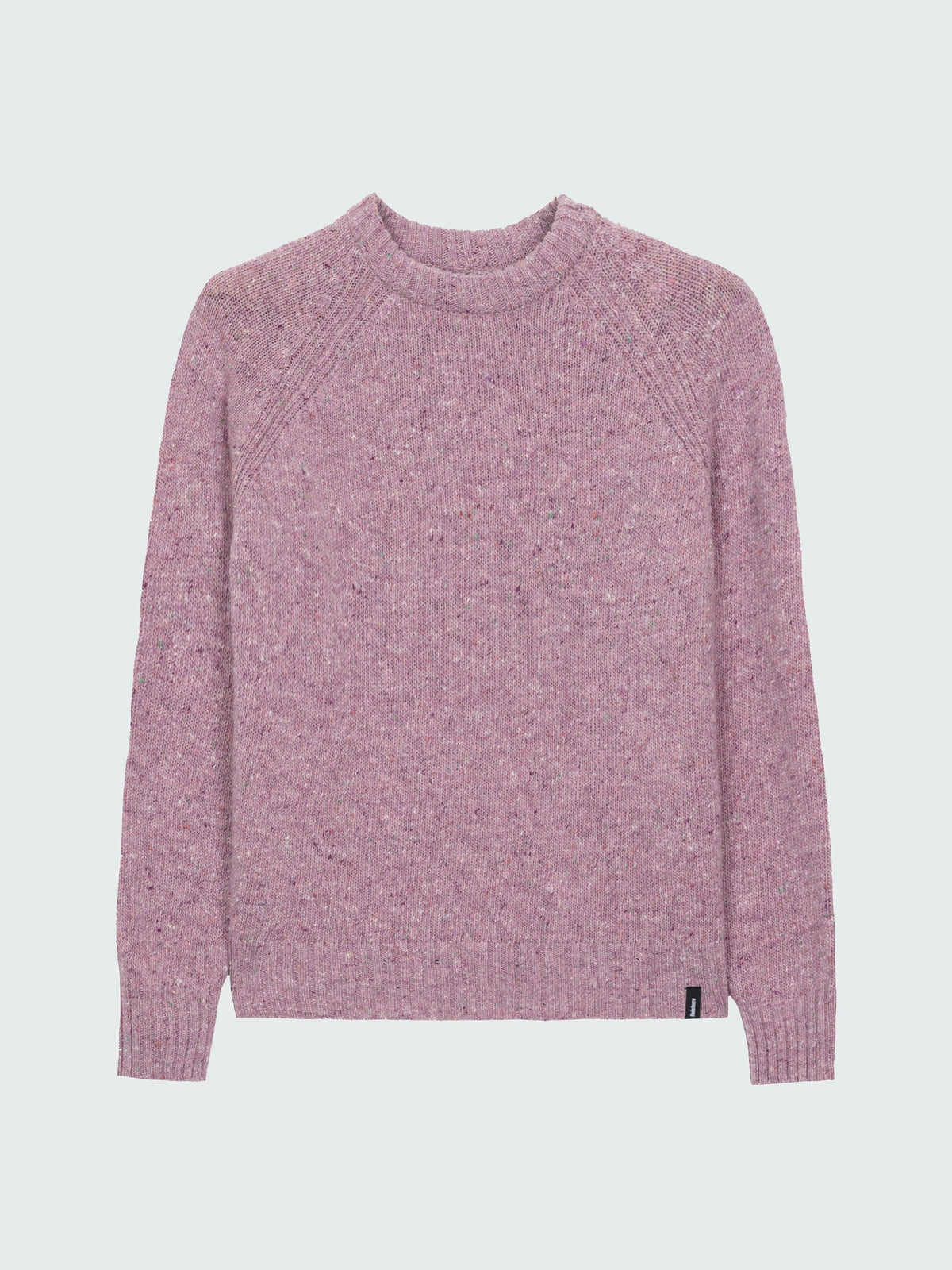 Women Merino Crew Knit Jumper in Purple - Farne
