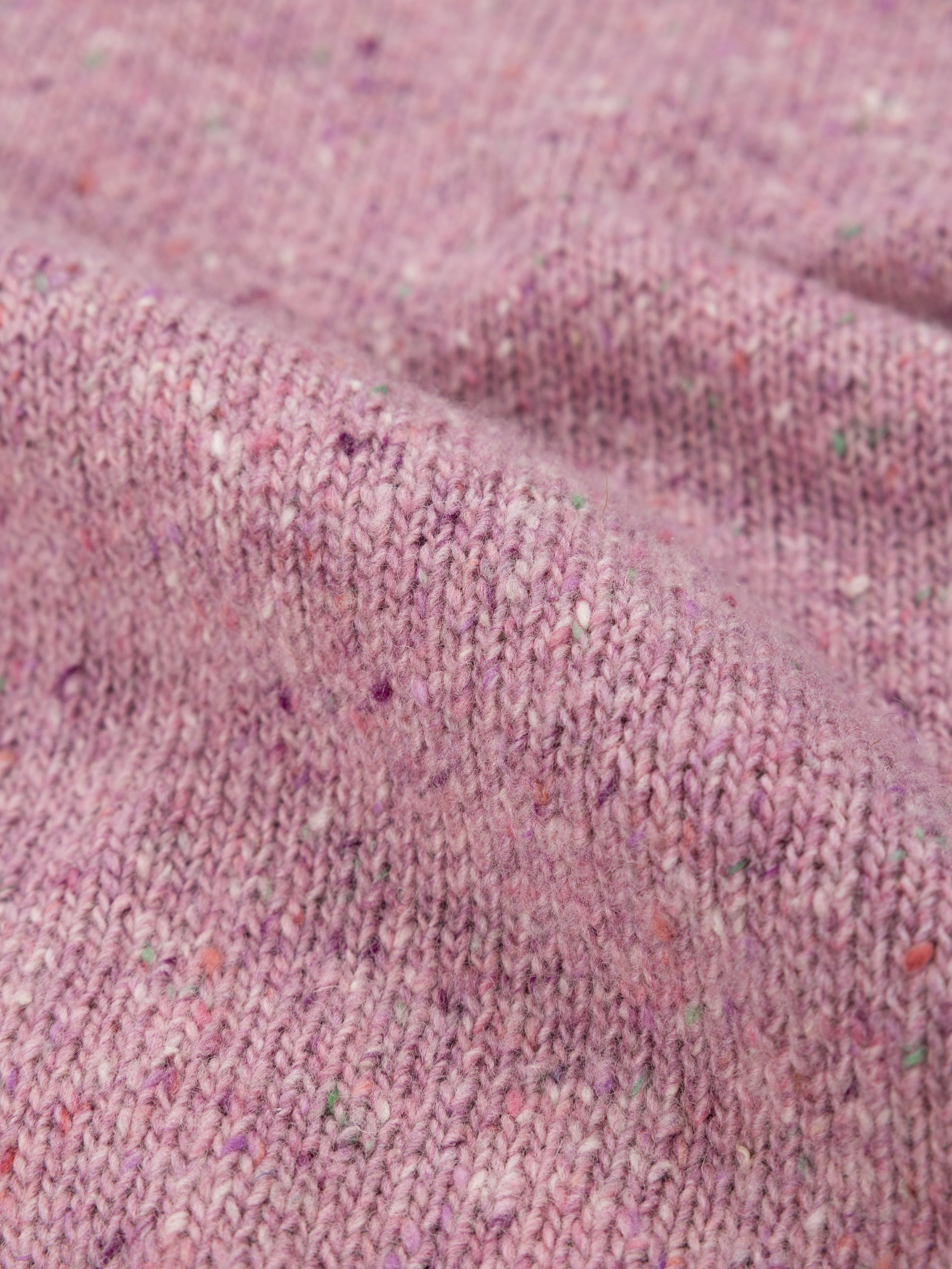 Women Merino Crew Knit Jumper in Purple - Farne