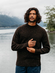 Men Wool Jumper in Brown - Furlong