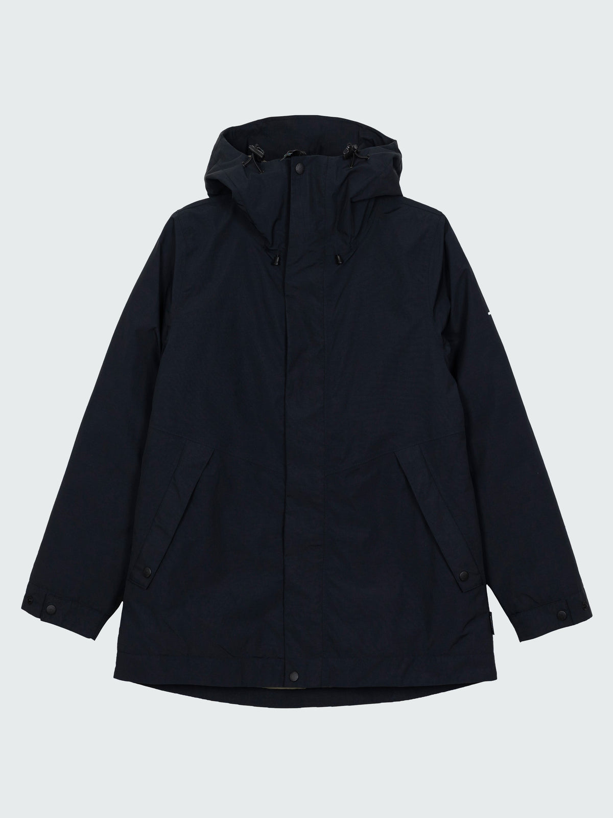 Women Recycled Waterproof Jacket in Black - Isla