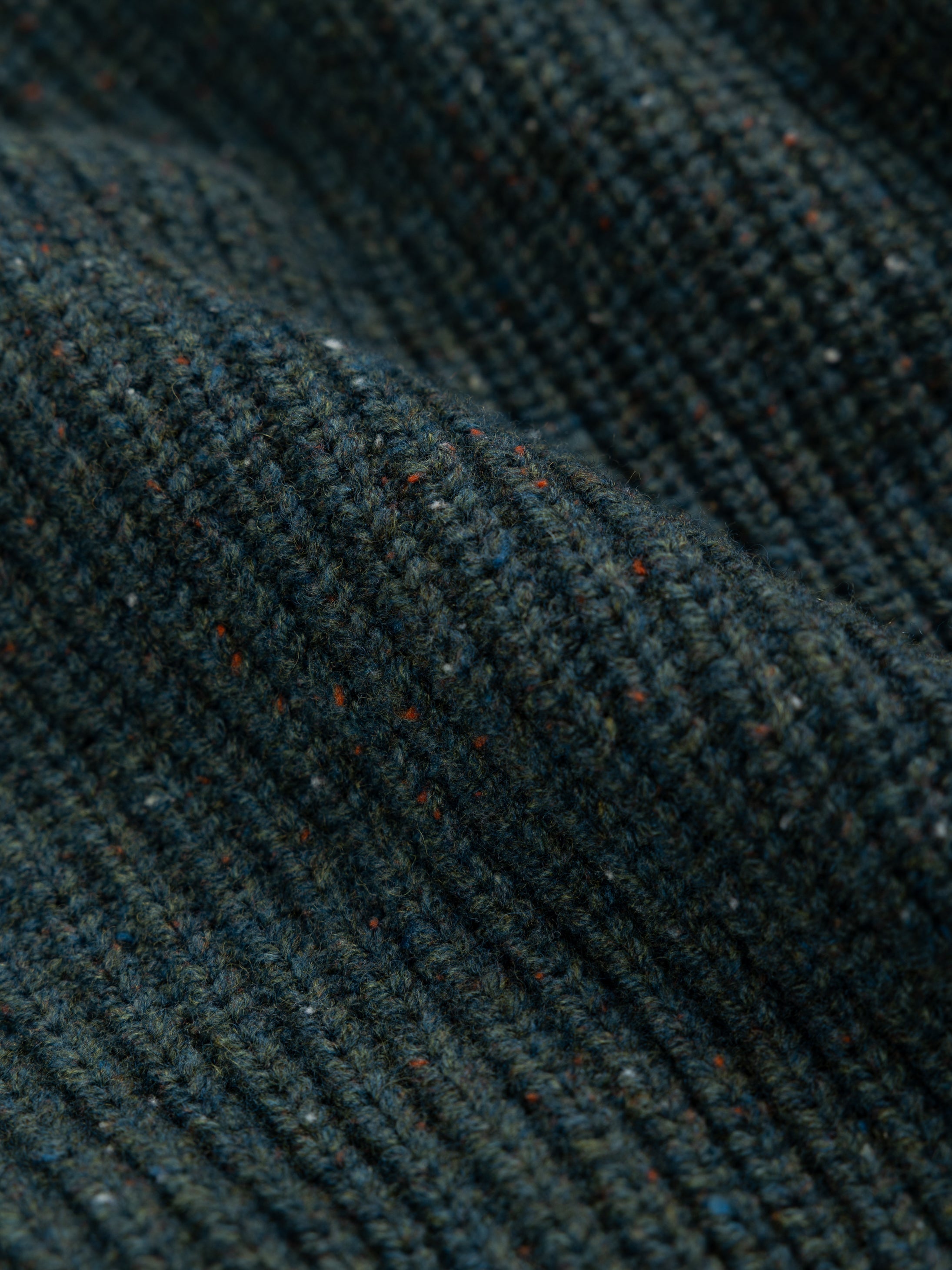 Men Wool Jumper in Marine - Mora