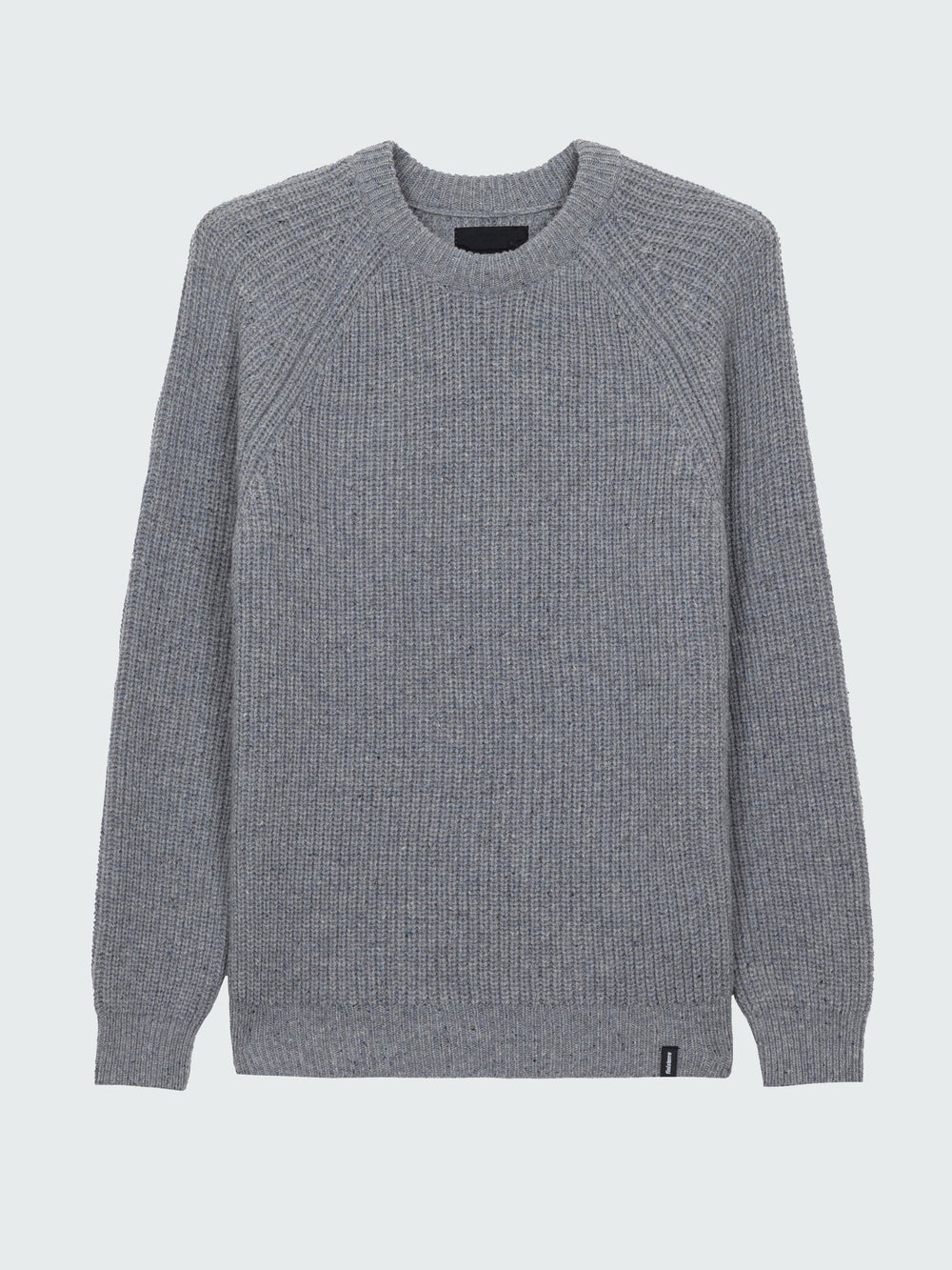 Men Wool Jumper in Grey Blue - Mora