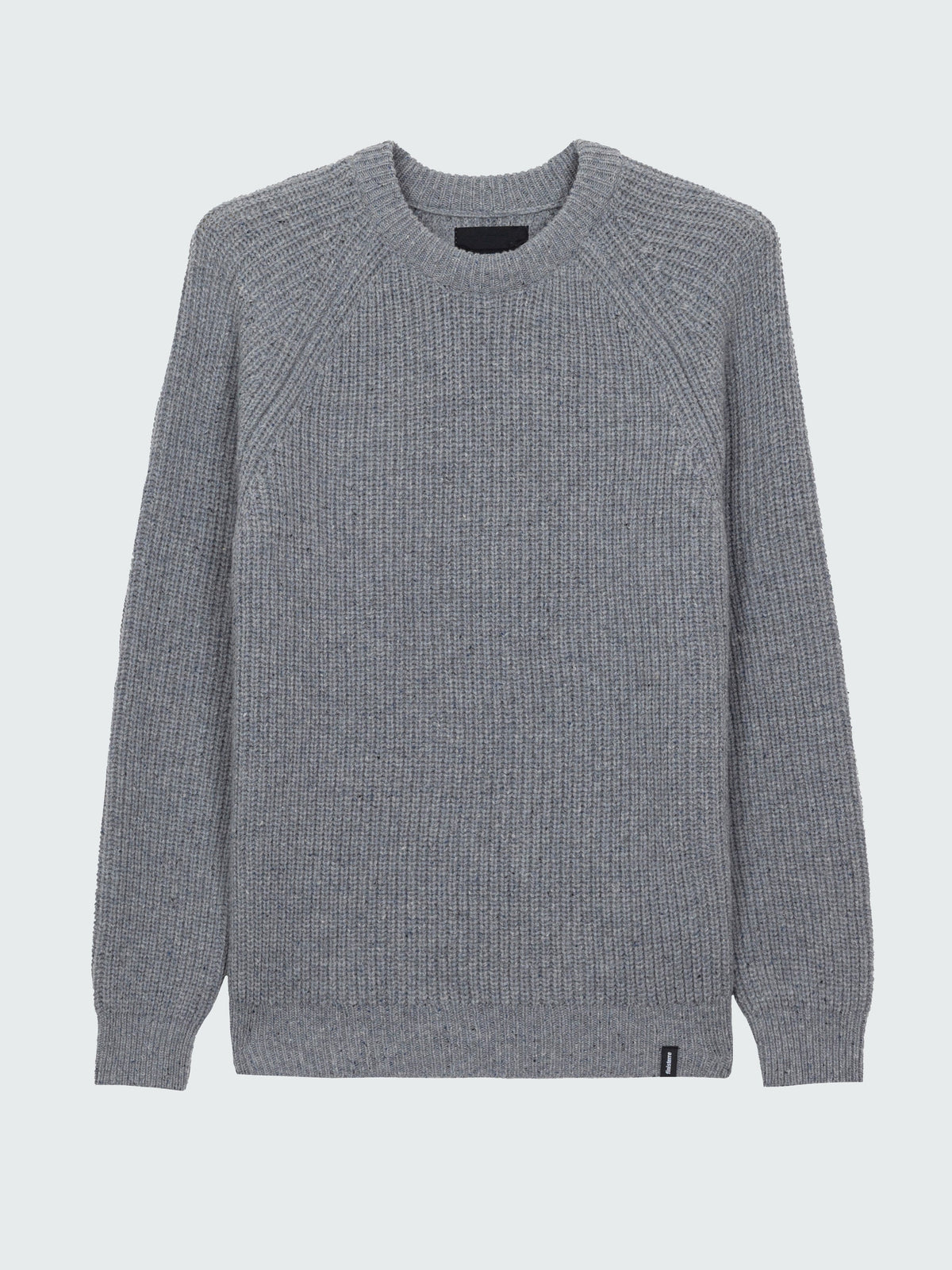 Men Wool Jumper in Grey Blue - Mora