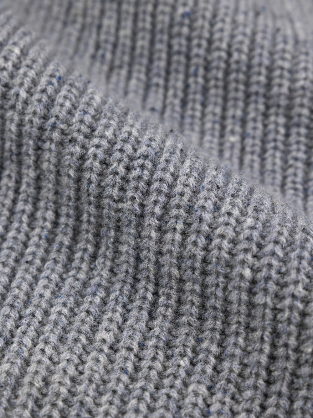 Men Wool Jumper in Grey Blue - Mora