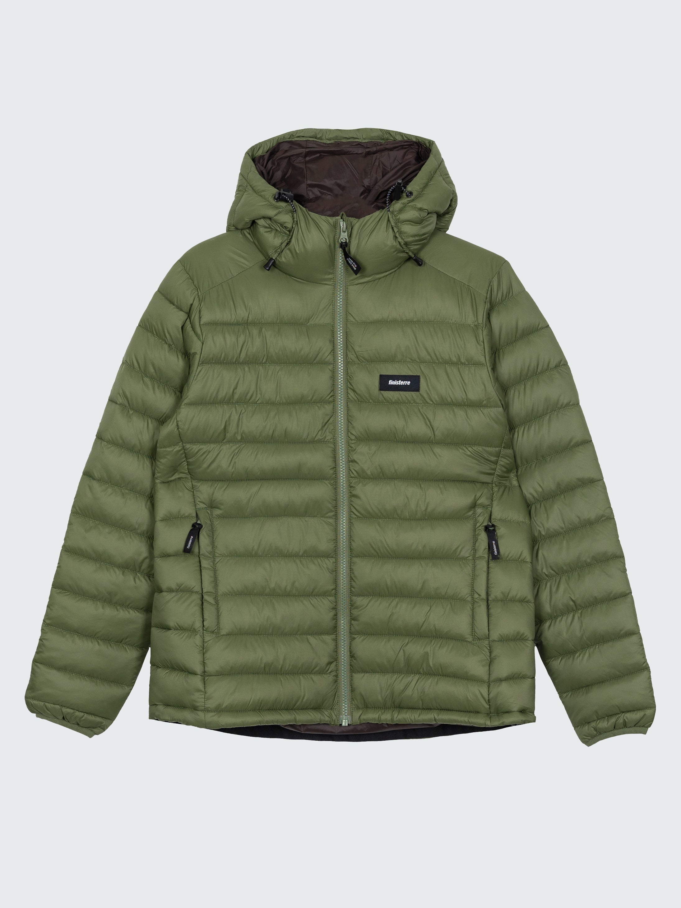 Women Recycled Hooded Jacket in Seagrass - Nimbus