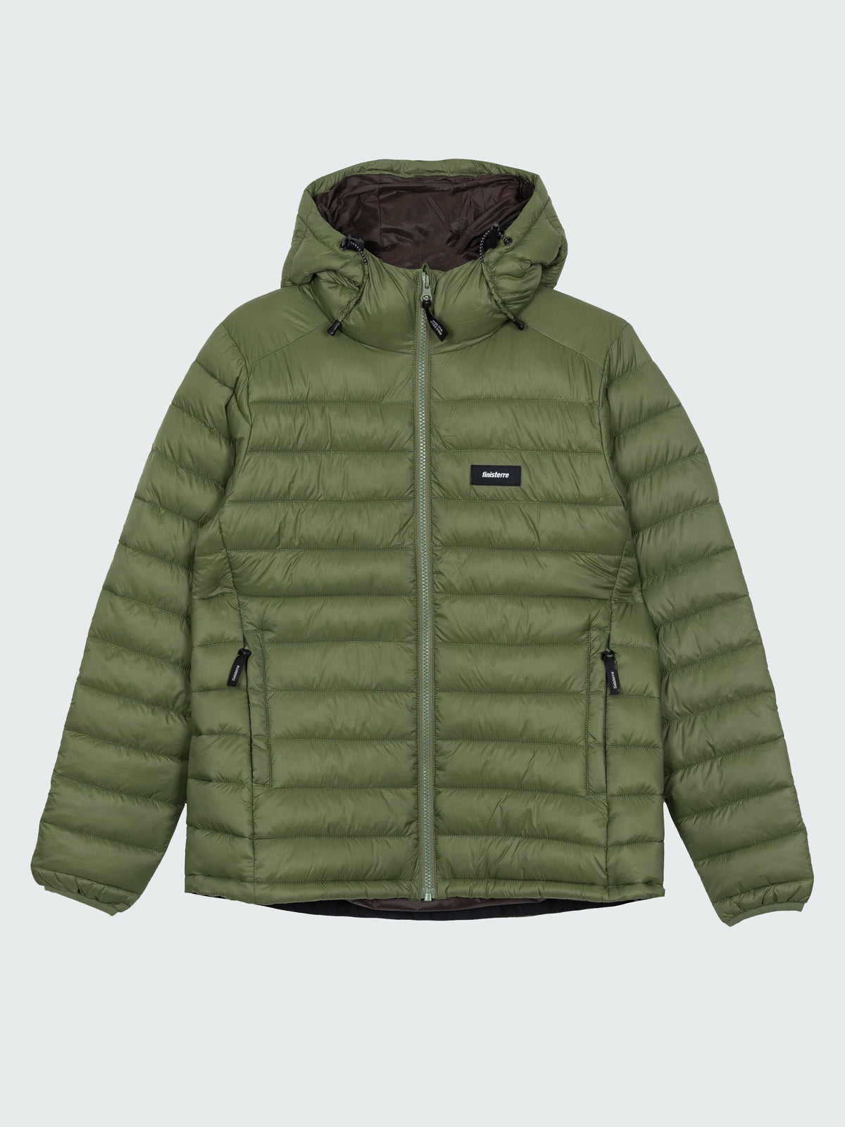 Women Recycled Hooded Jacket in Seagrass - Nimbus