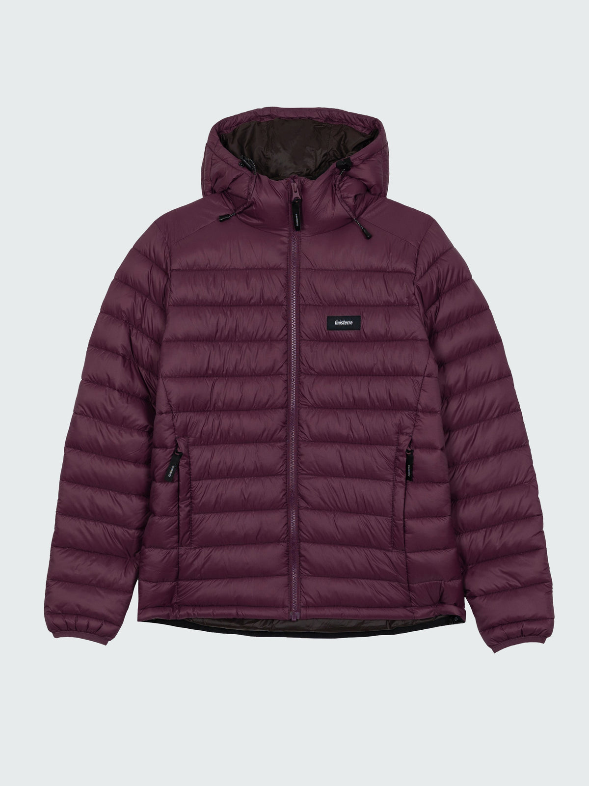 Women Recycled Hooded Jacket in Plum - Nimbus