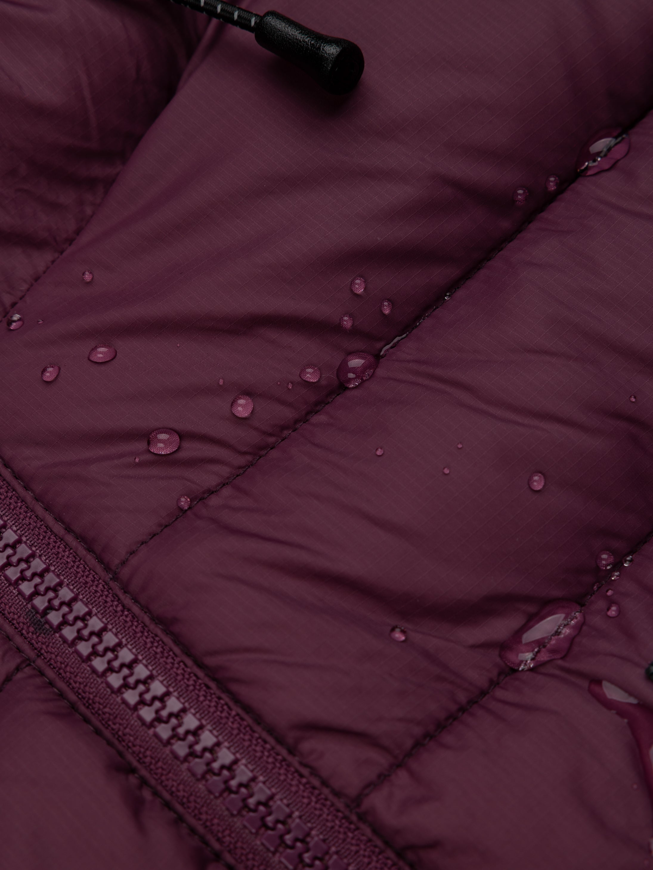 Women Recycled Hooded Jacket in Plum - Nimbus