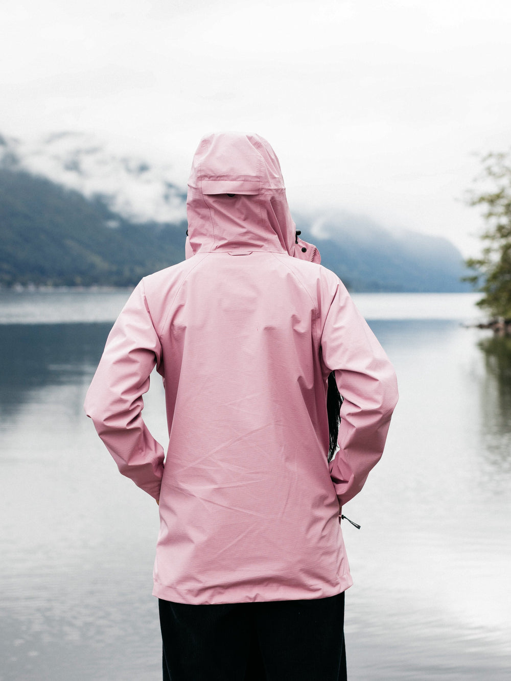 Women Recycled Waterproof Jacket in Purple - Skybird