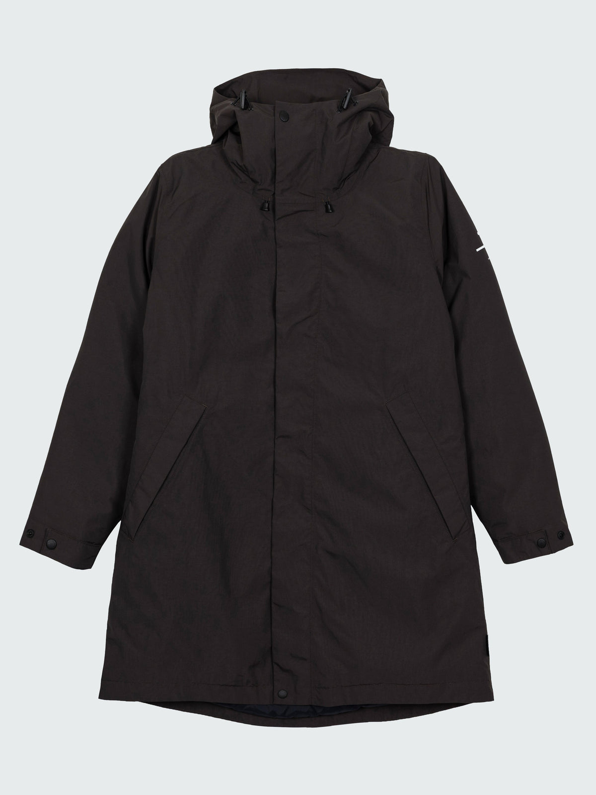 Women Recycled Waterproof Parka in Brown - Skye