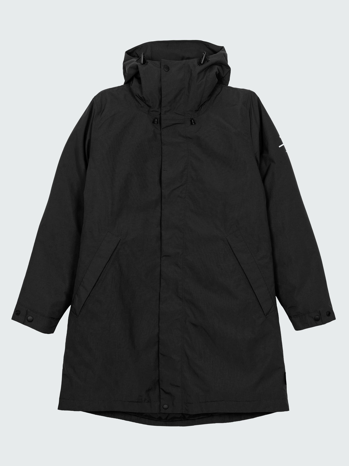 Women Recycled Waterproof Parka in Black - Skye