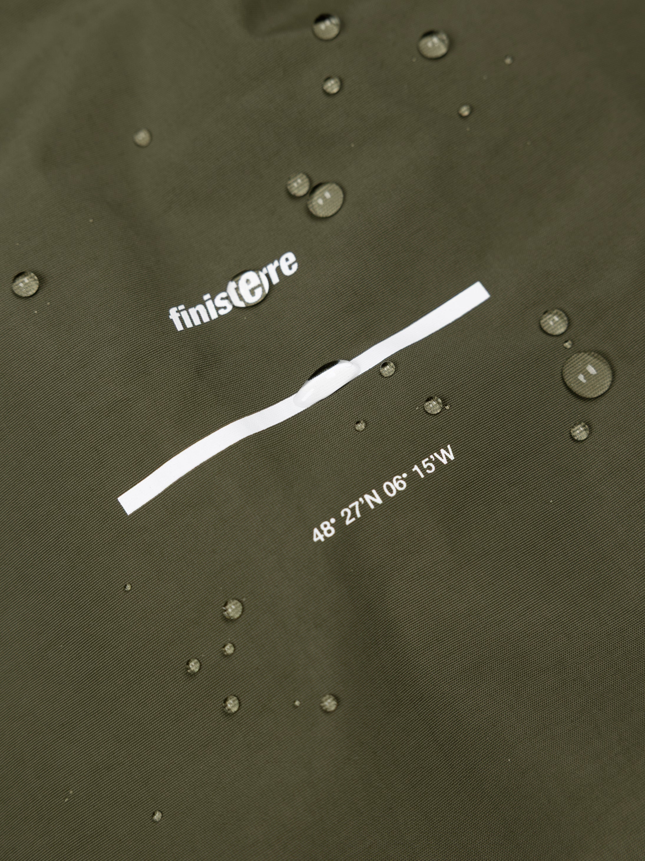 Men Recycled Waterproof Parka in Olive - Solway