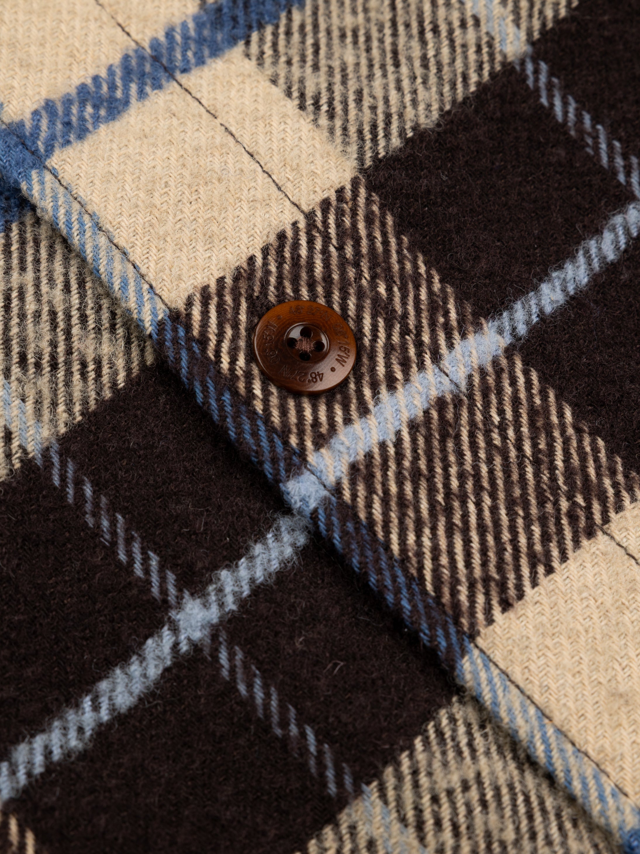 Women Wool Blend Blanket Jacket in Calico Multi - Stowe