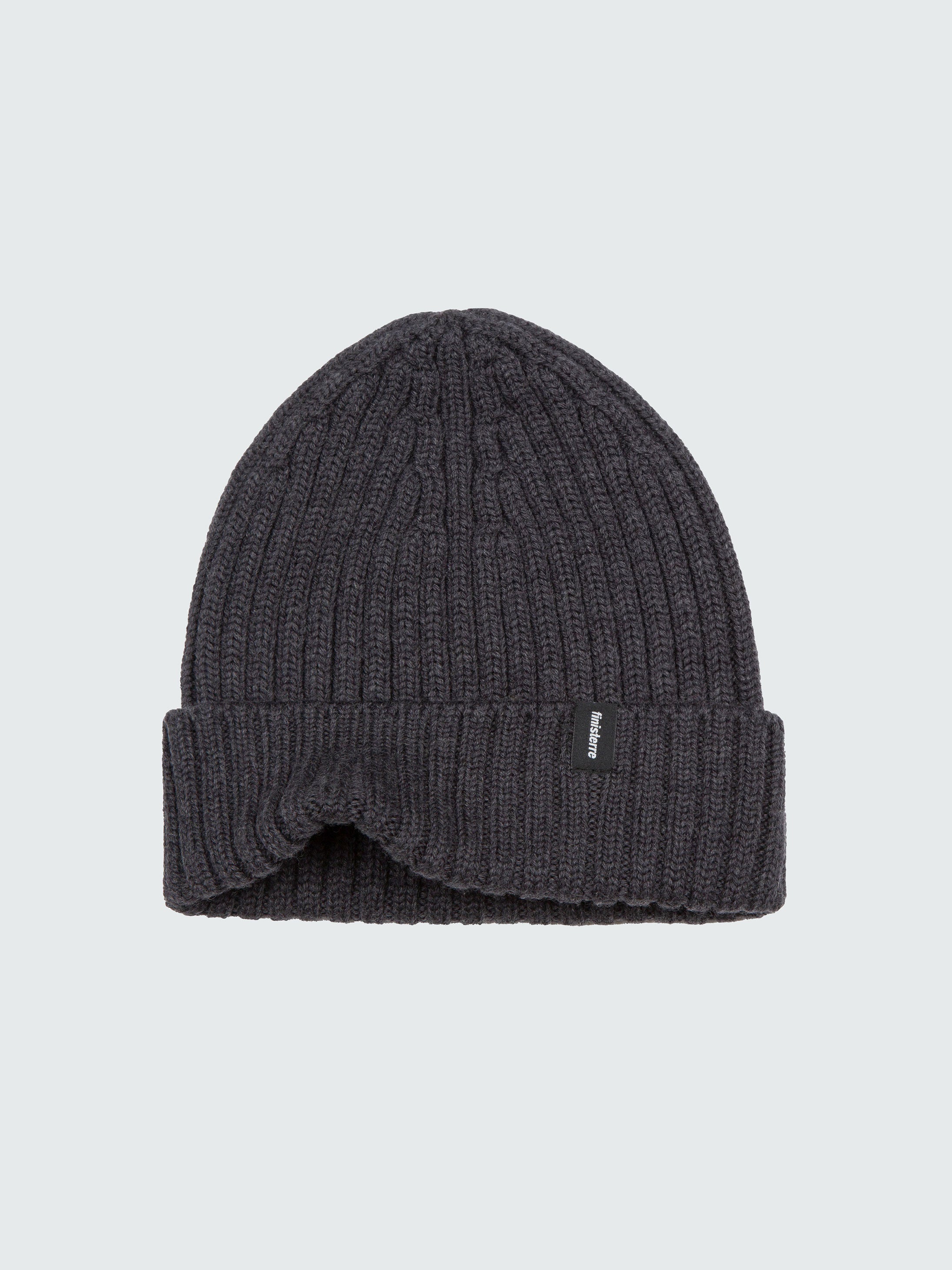 Men/Women Fisherman Beanie in Charcoal