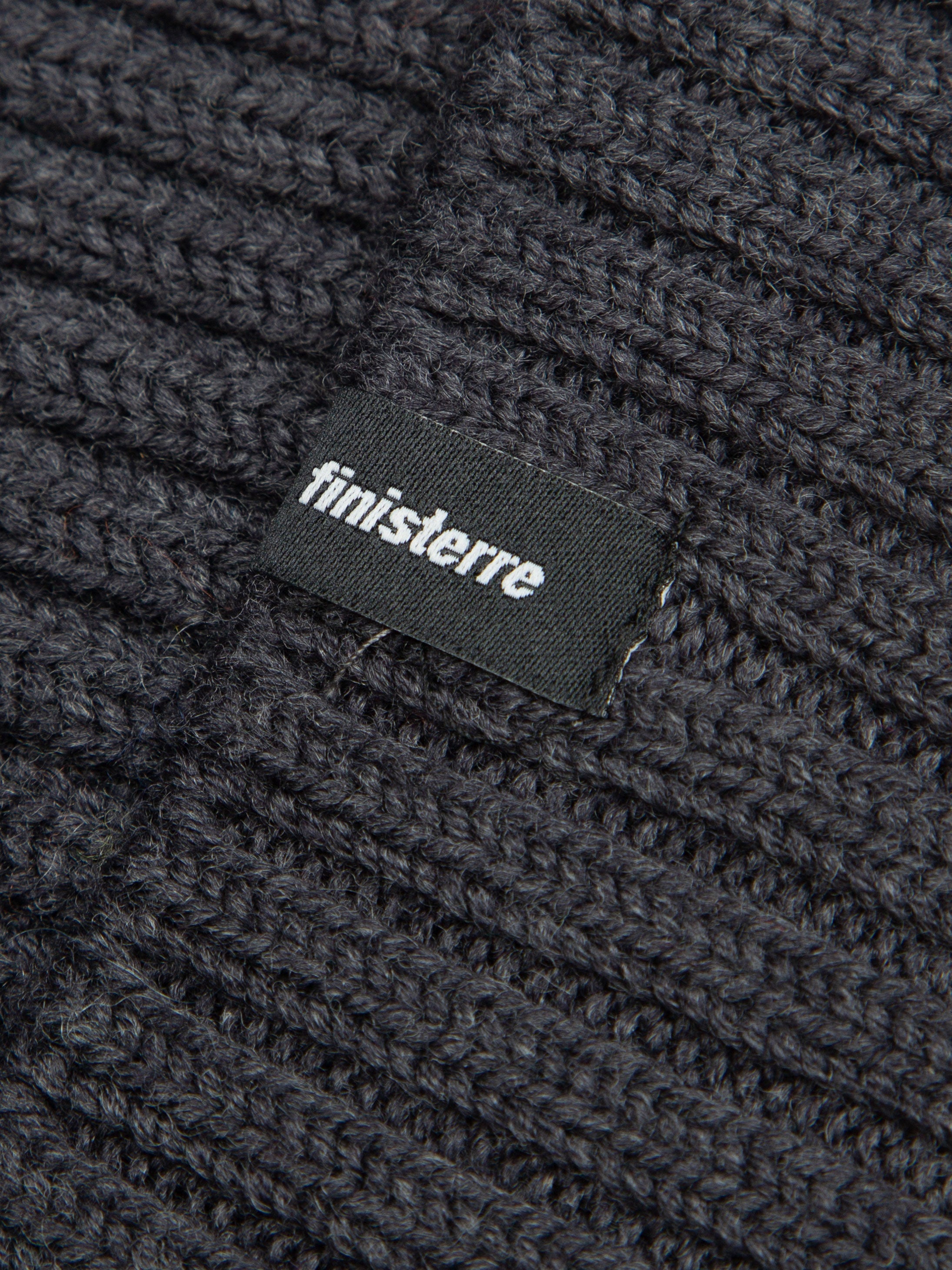 Men/Women Fisherman Beanie in Charcoal