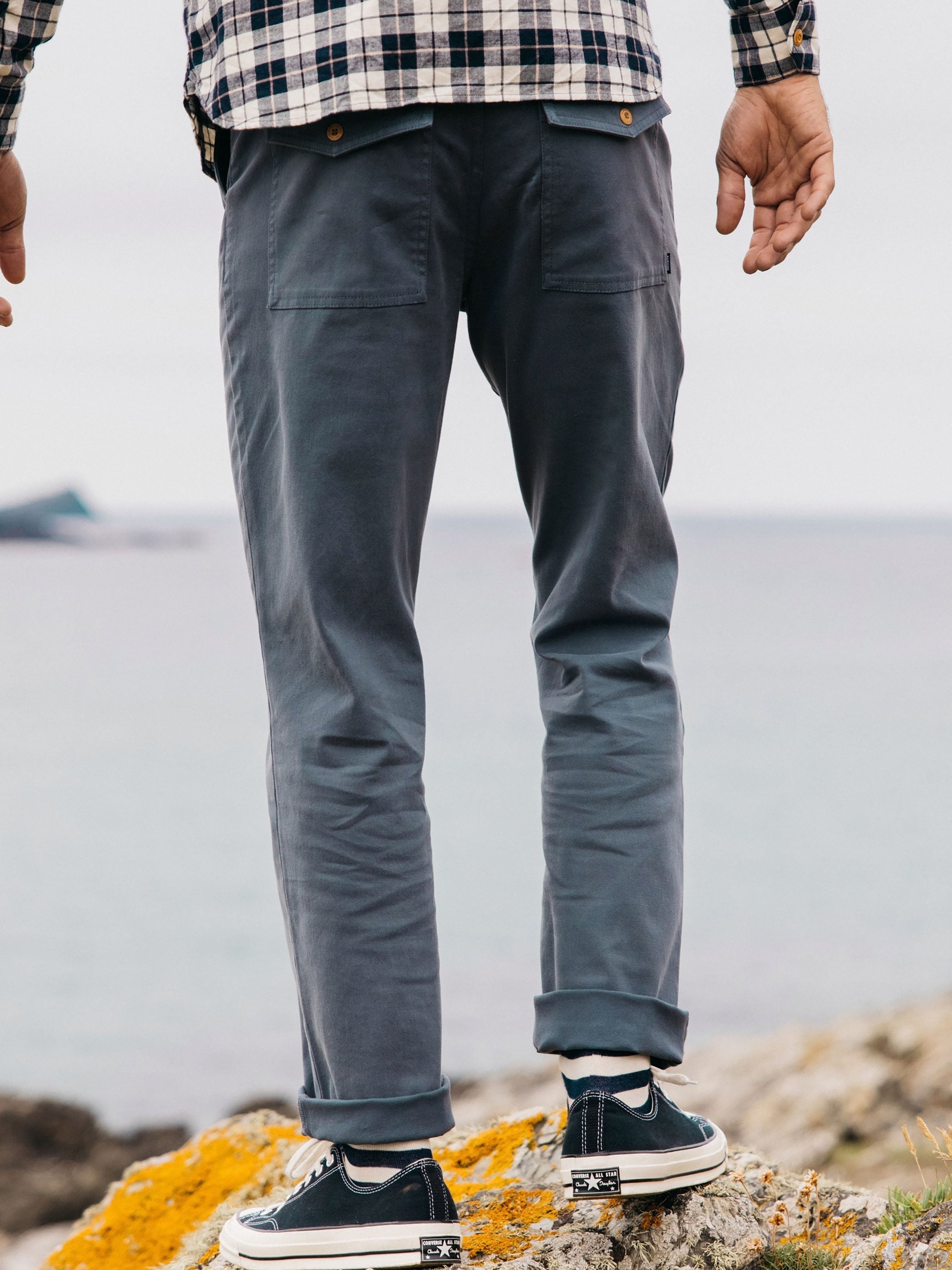Men Koerner Trouser in Airforce Blue