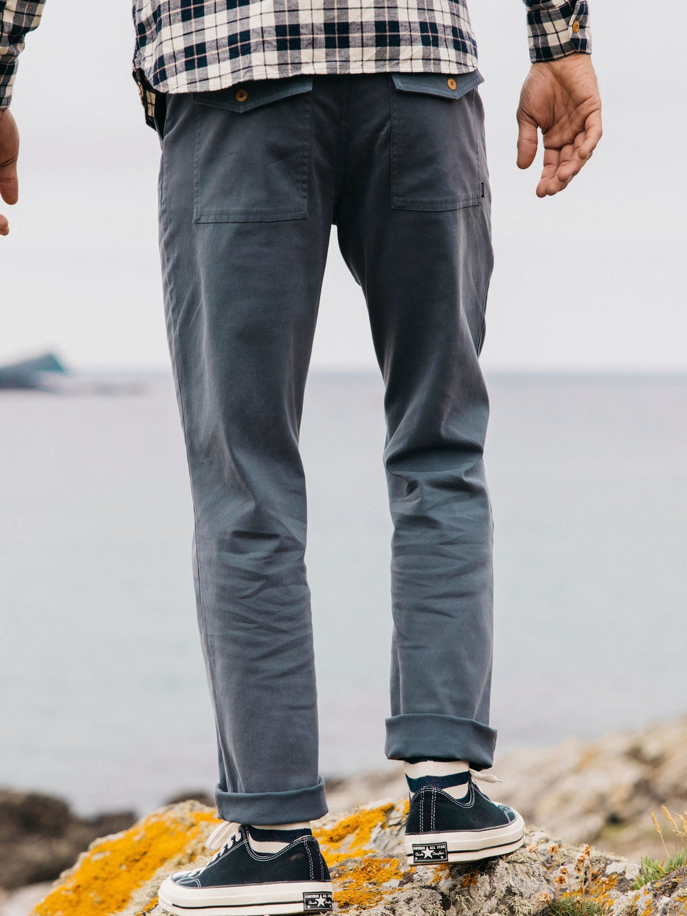 Men Koerner Trouser in Airforce Blue
