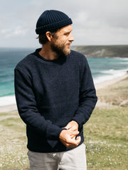 Men Barents Jumper in Indigo