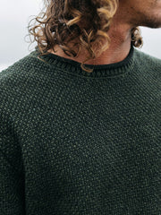 Men Barents Jumper in Olive