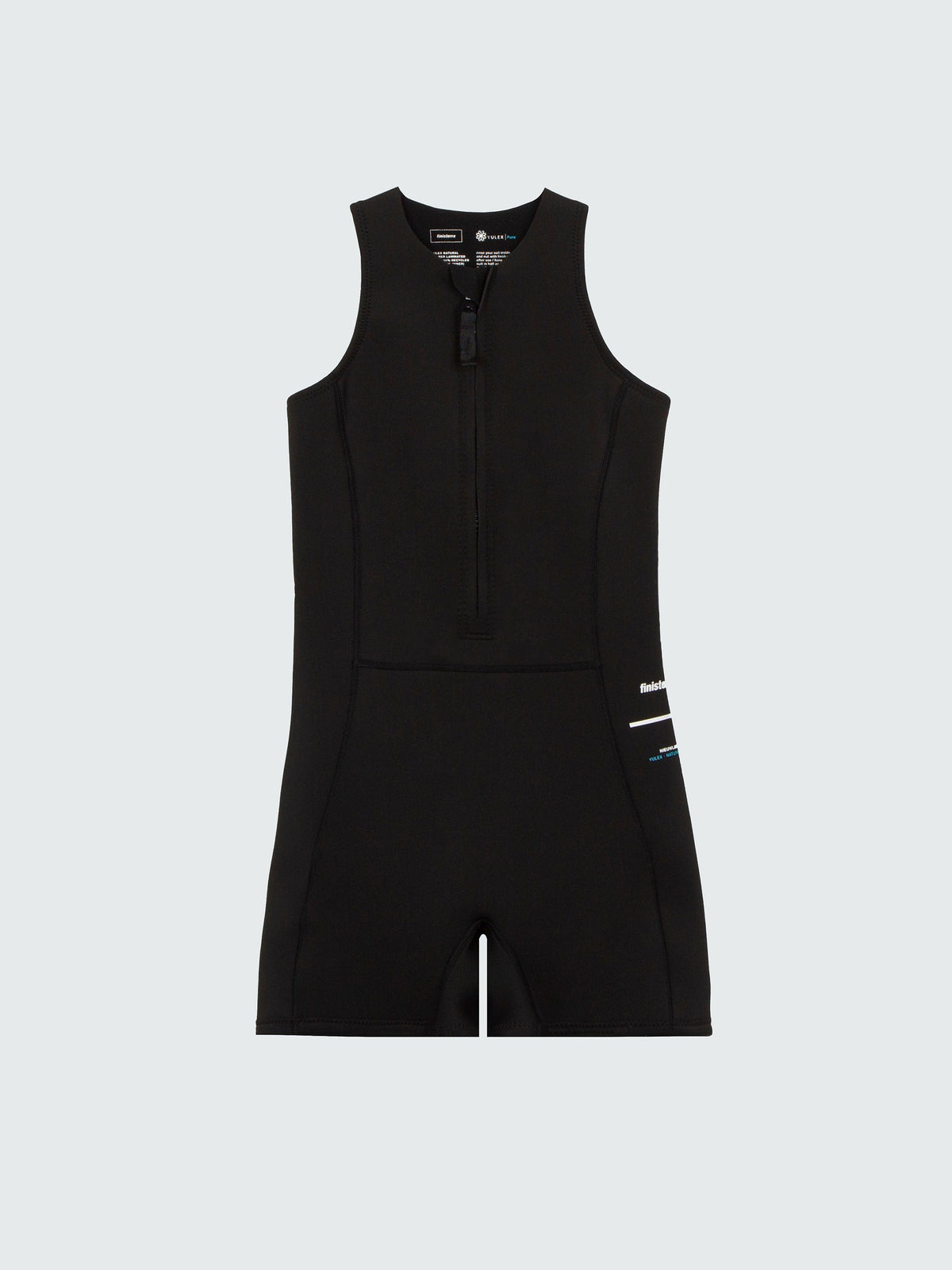 Women 2e Yulex Sleeveless Shorty Wetsuit in Black