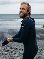 Men Nieuwland 5s Yulex Hooded Wetsuit in Ink