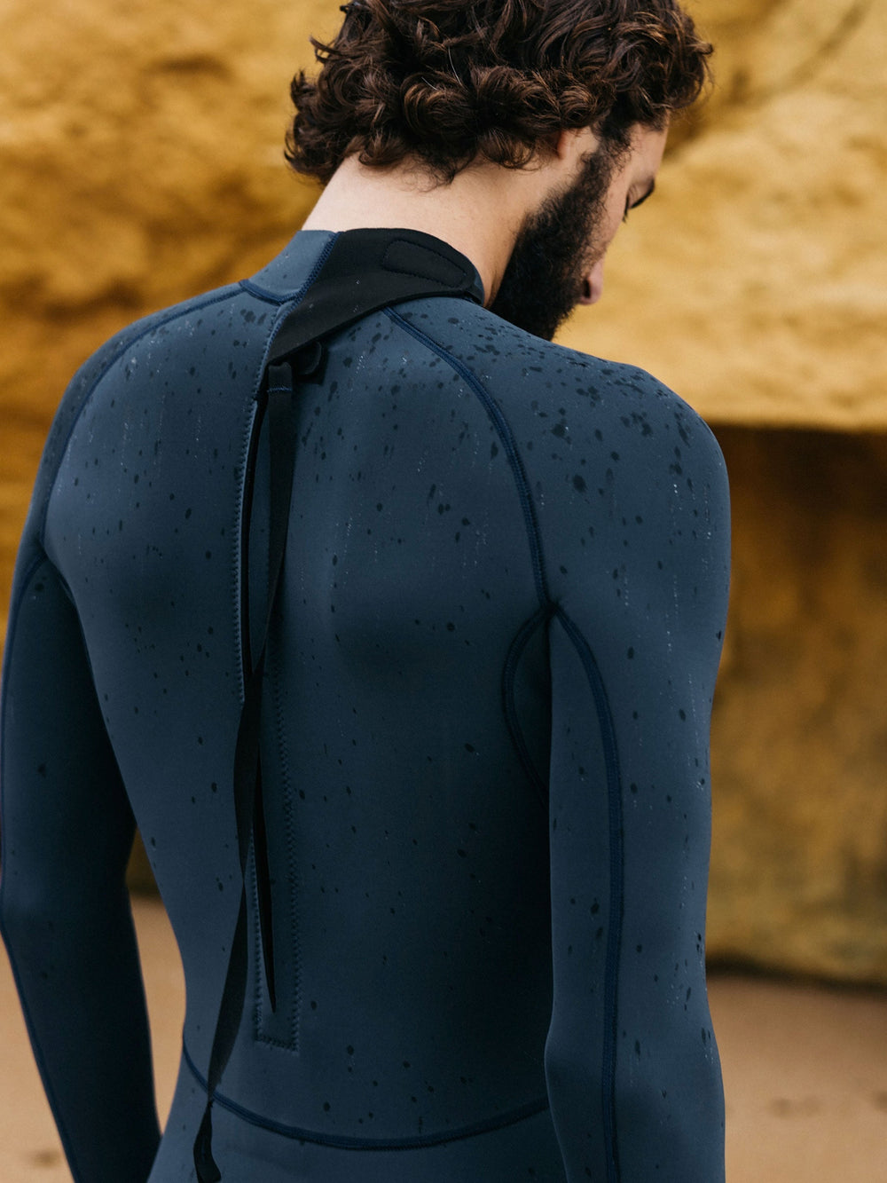 Men 2e Yulex Long Sleeve Shorty Wetsuit in Dark Ozone