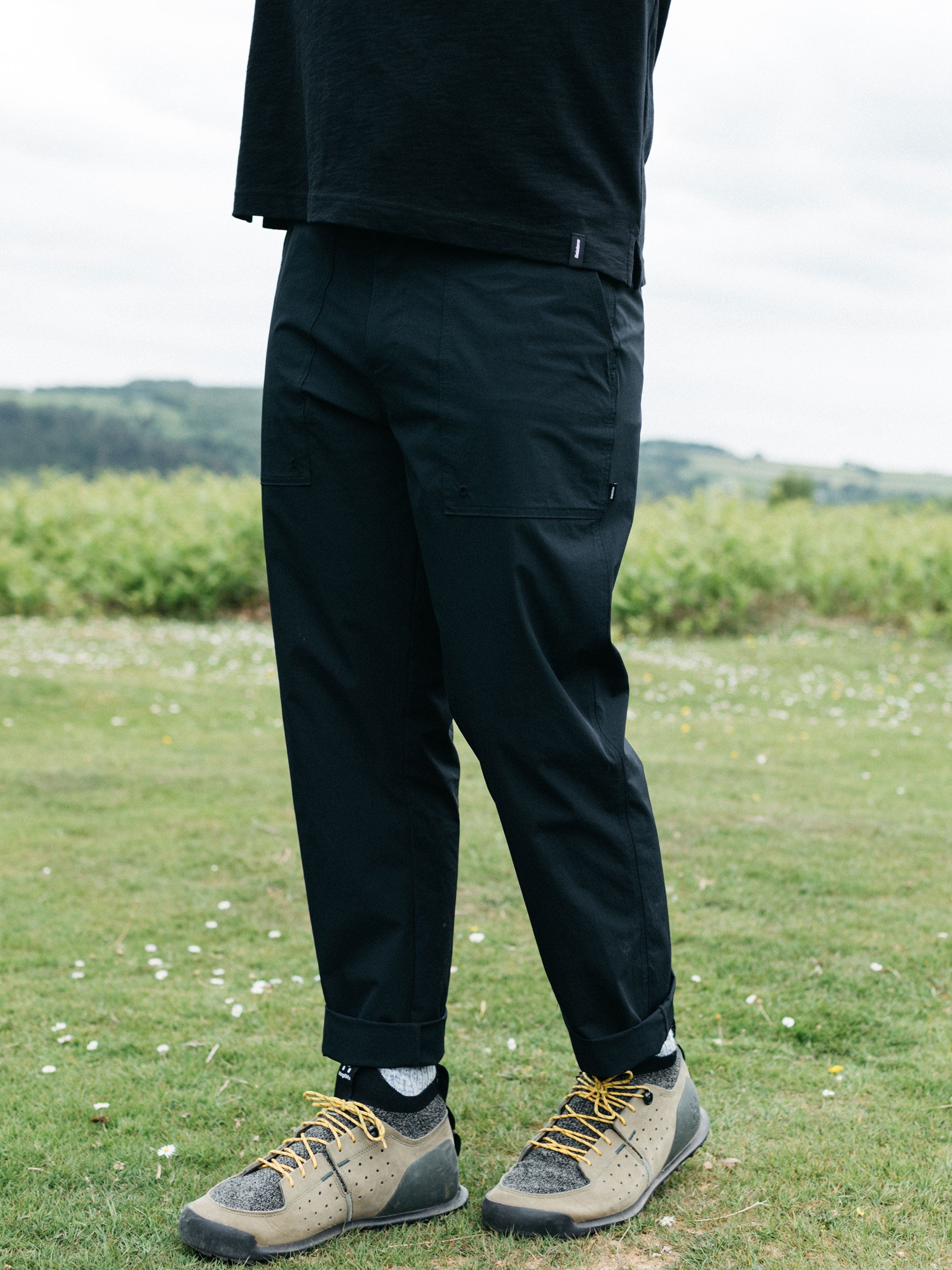 Men Walker Trouser in Black
