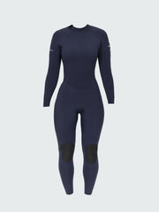 Women 3/2 Yulex Back Zip Wetsuit in Ink / Manuka