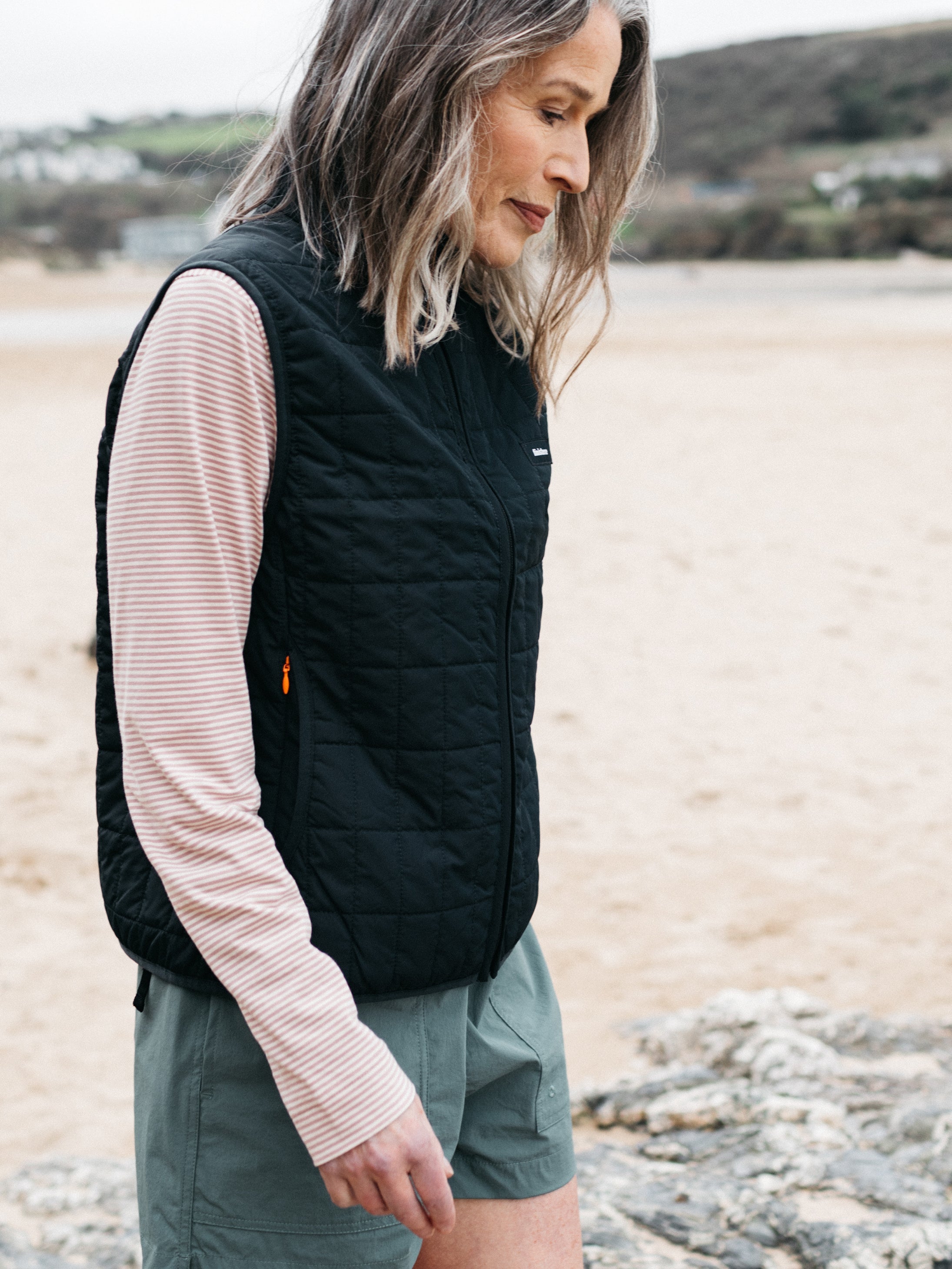 Women Firecrest Gilet in Black