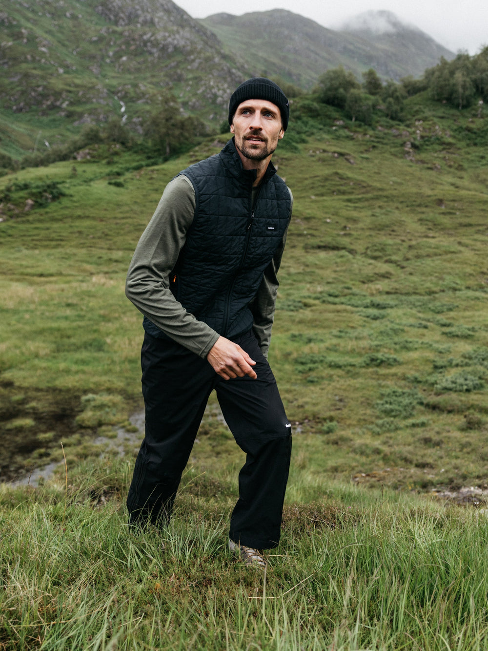 Men Rainbird Waterproof Trouser in Black