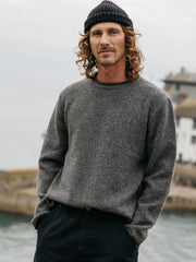Men Barents Jumper in Grey Marl
