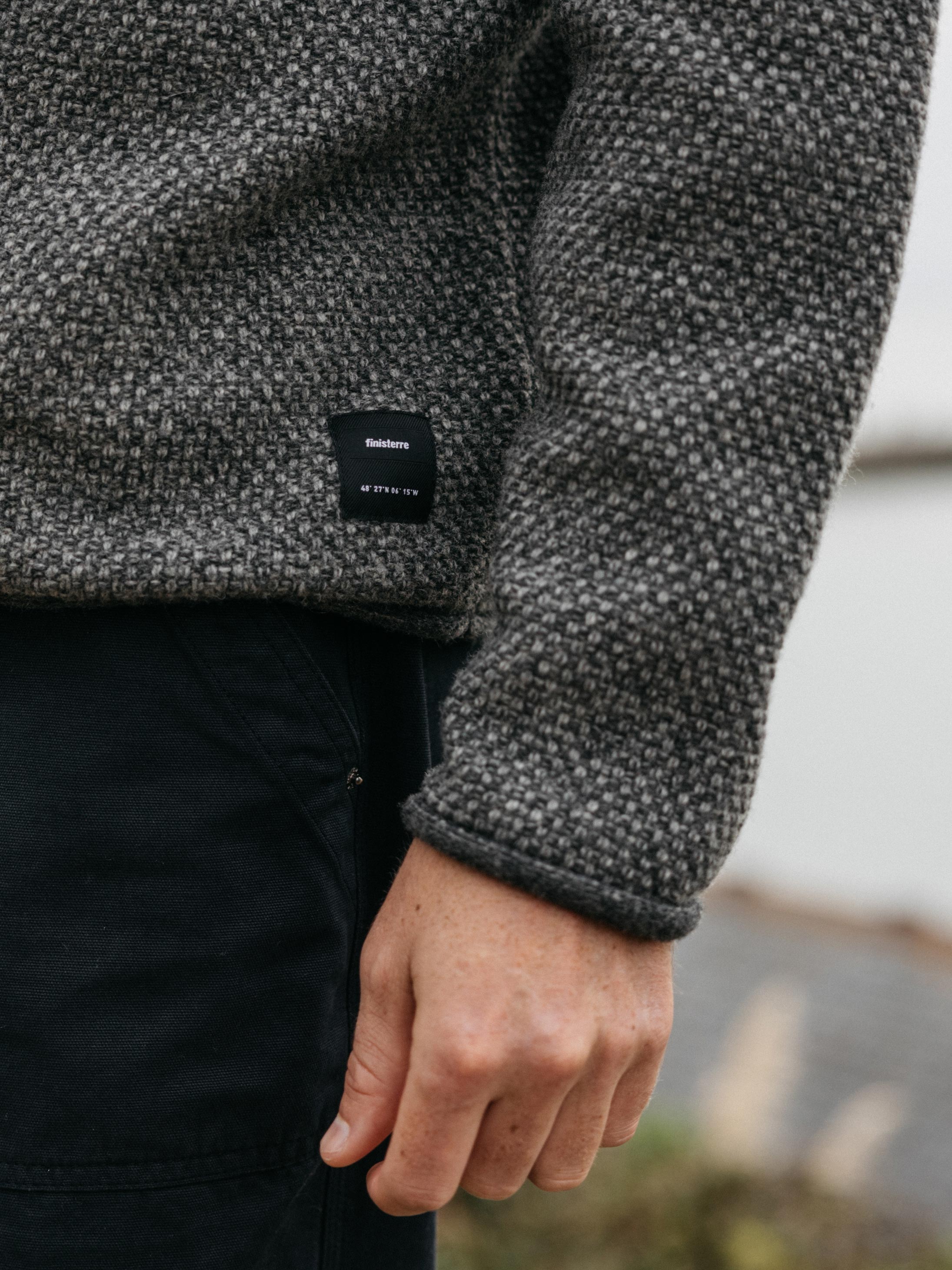 Men Barents Jumper in Grey Marl