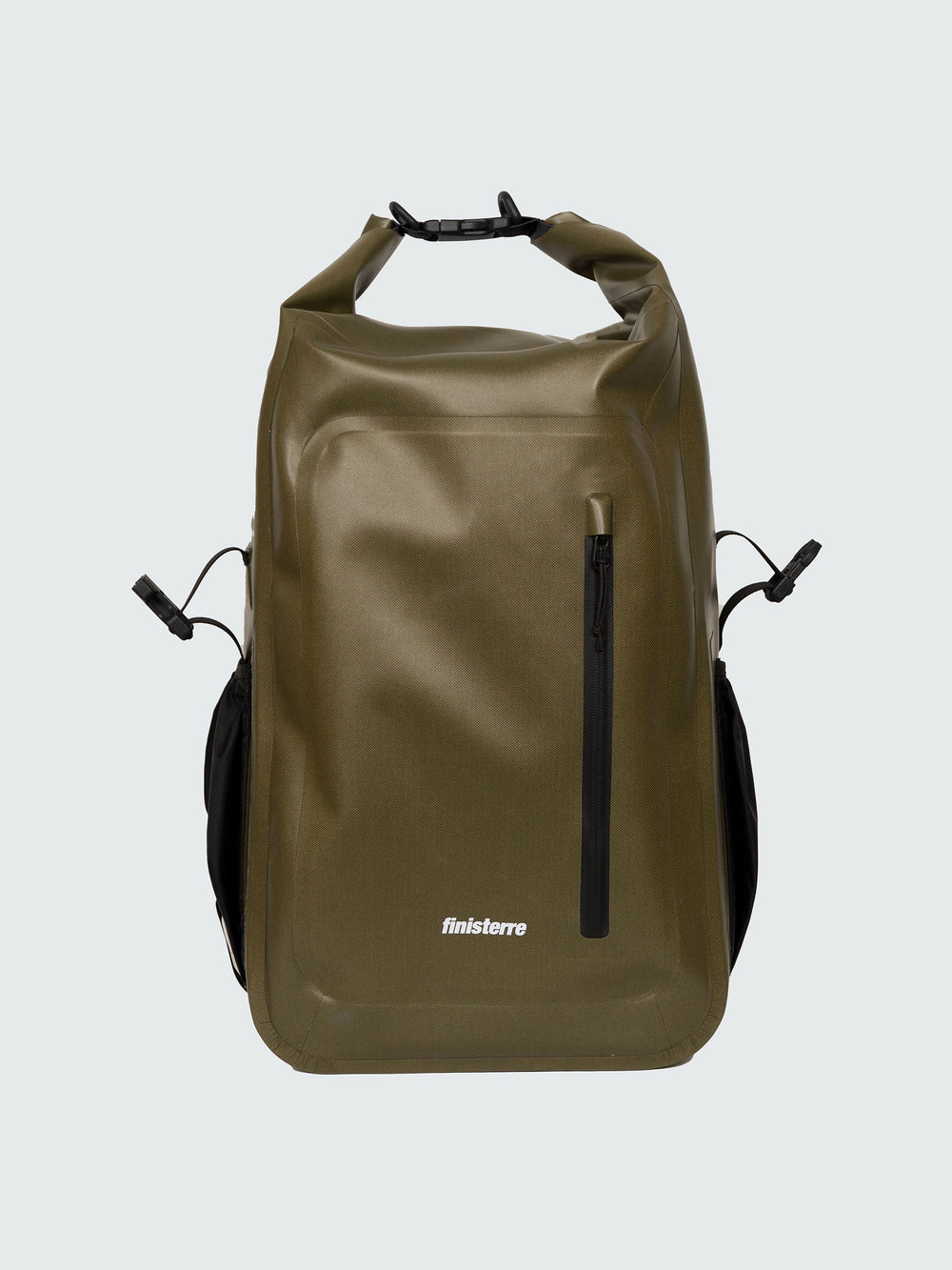 Men/Women 30L Waterproof Roll Top Backpack in Olive