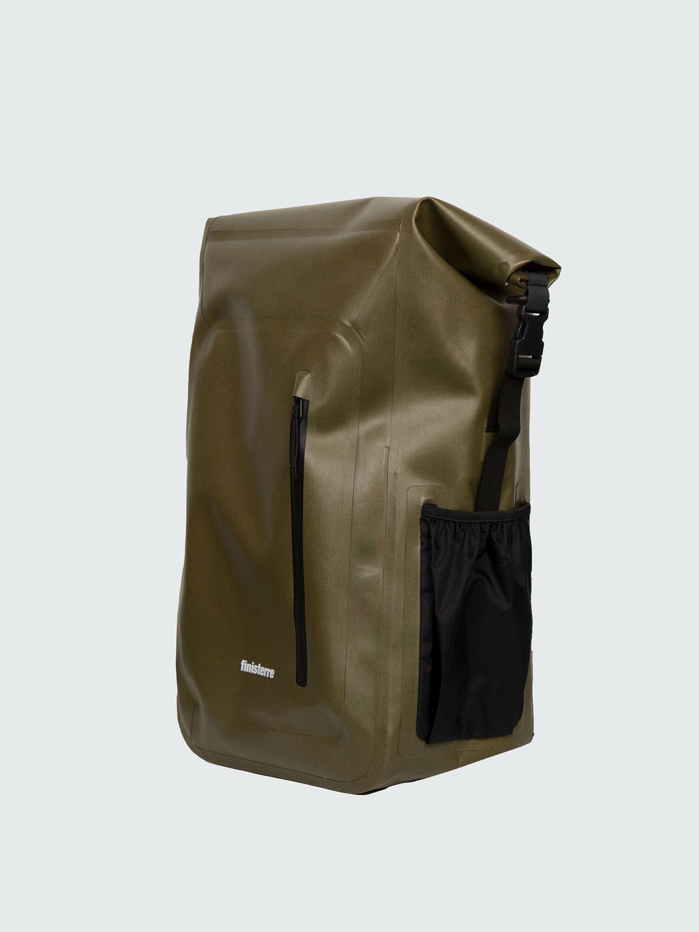 Men/Women 30L Waterproof Roll Top Backpack in Olive