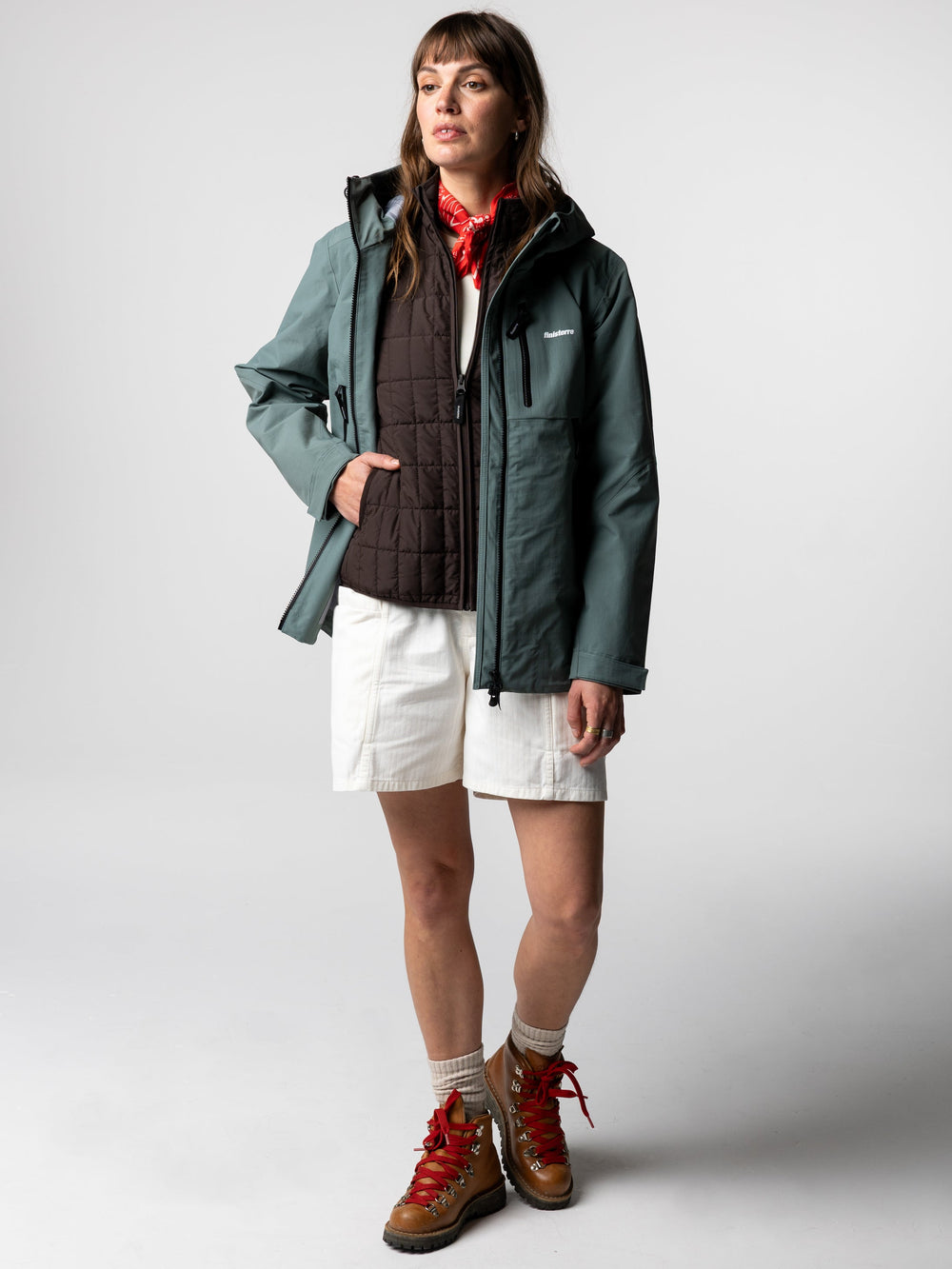 Women Stormbird Waterproof Jacket in Deep Sea
