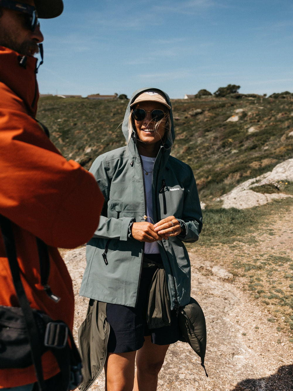 Women Stormbird Waterproof Jacket in Deep Sea