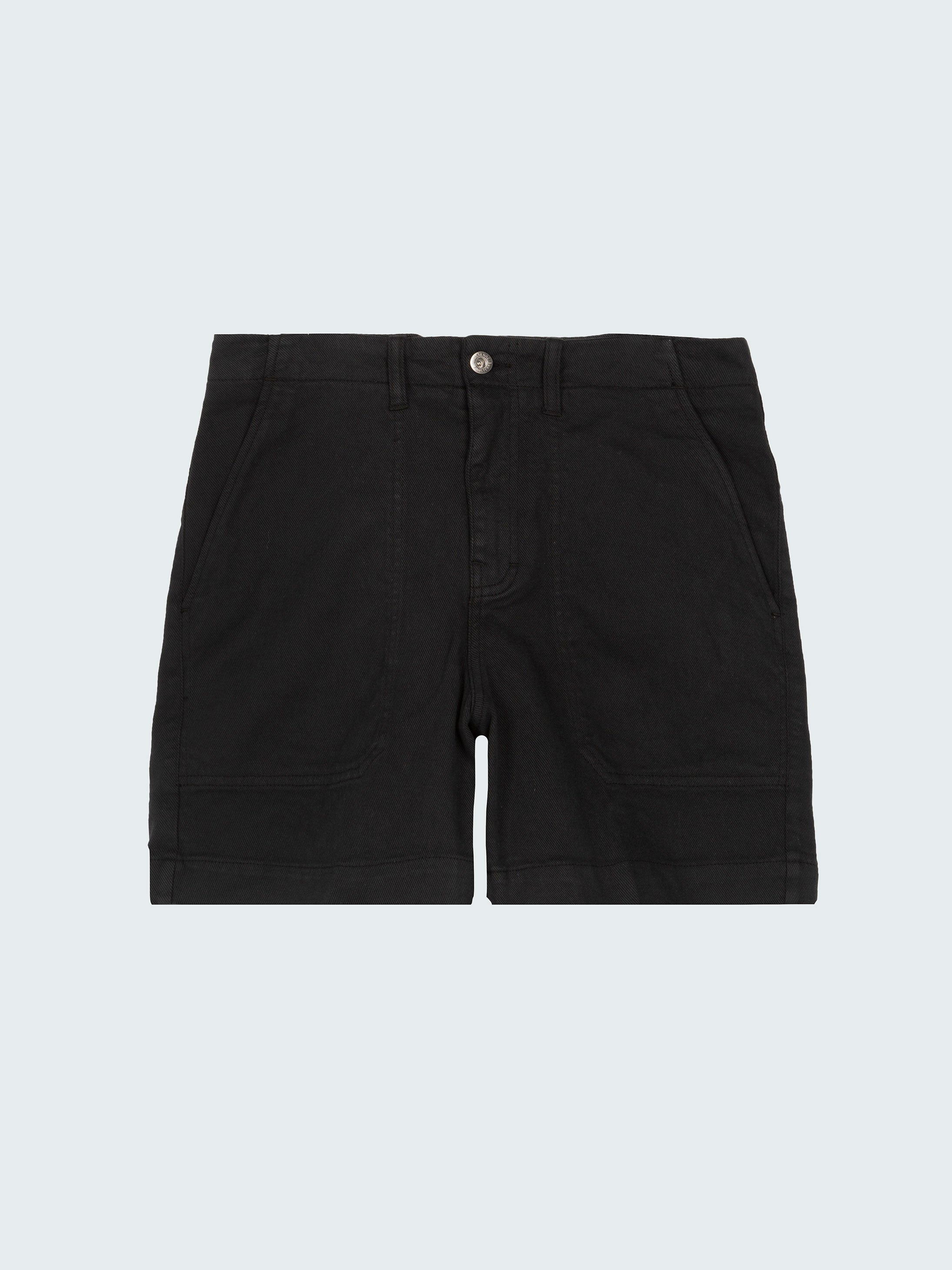 Women Yarrel Canvas Short in Black