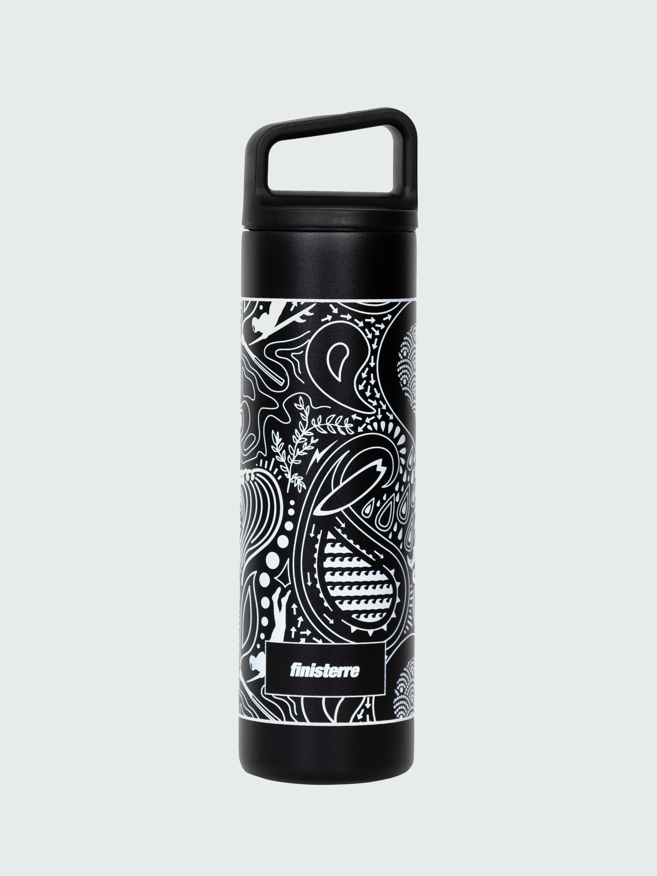 Men/Women MiiR 20oz Wide Mouth Bottle in Black Paisley
