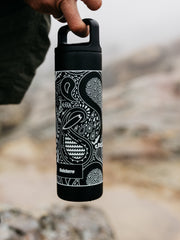 Men/Women MiiR 20oz Wide Mouth Bottle in Black Paisley