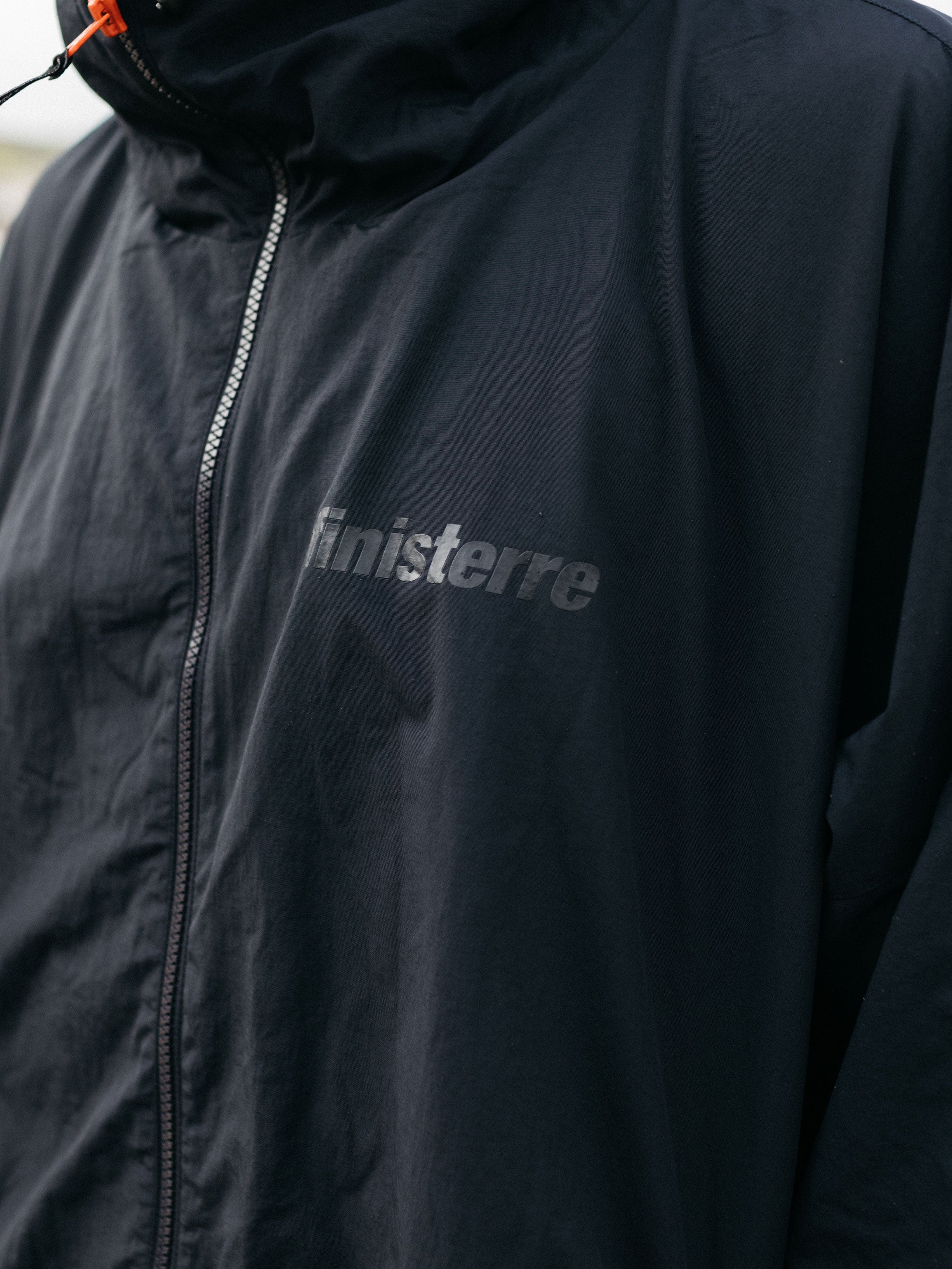 Men/Women Tego Long Sleeve Robe in Navy/Flame