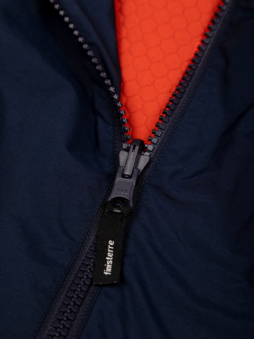 Men/Women Tego Long Sleeve Robe in Navy/Flame